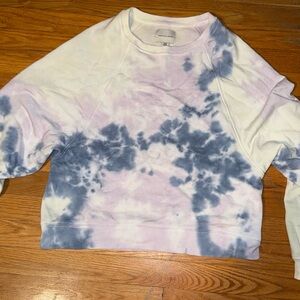 American Eagle Outfitters Tie-Dye Sweatshirt - Purple and Blue